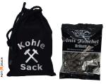 Kohle Sack mit Brikett/BonBons